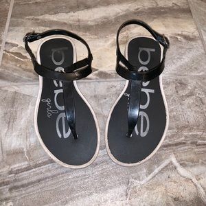 BEBE Girl’s Jelly Thong Sandal